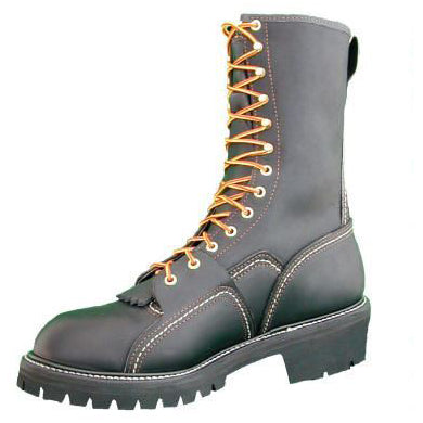 Bargain Cave / Leather Lineman / Plain Toe Boots