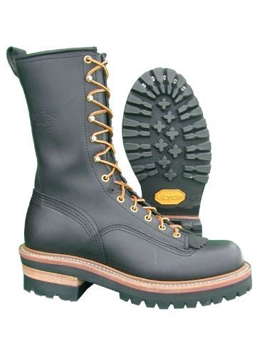 10" Pole Climber-Black Plain Toe