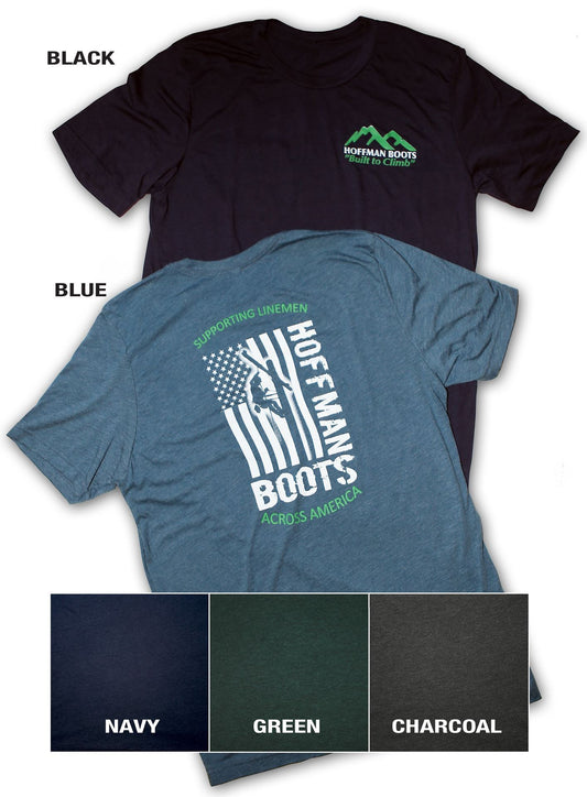 Hoffman Supporting Lineman T Shirts