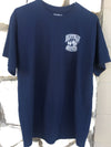 Navy/Silver Logo Tee