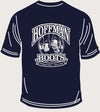 Navy/Silver Logo Tee
