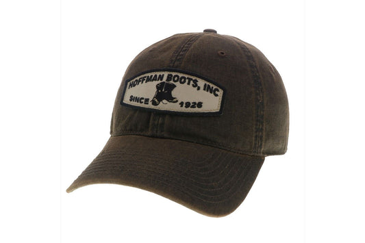 Hoffman Logo Dark Brown Hat