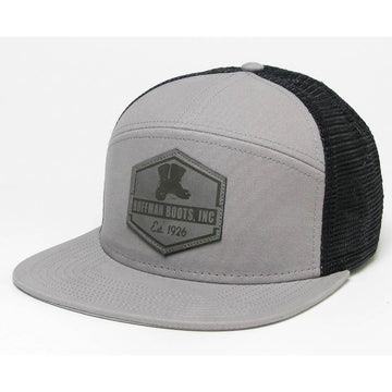 Hoffman Flat Brim Grey/Black Hat