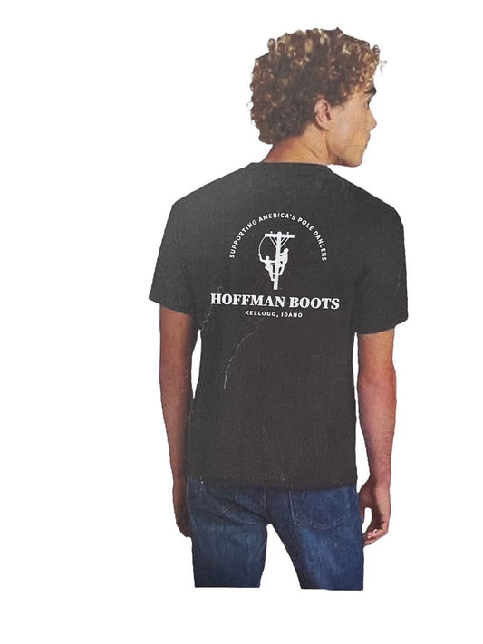 POLE DANCER BLACK TEE SHIRT