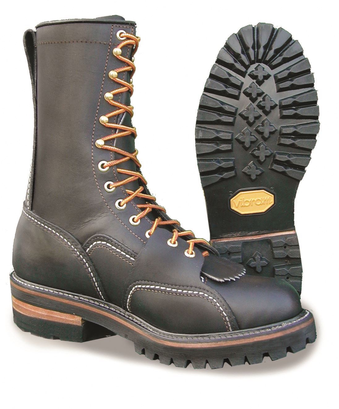 10 , 12 and 16 Vibram Work Boots - Hoffman Boots