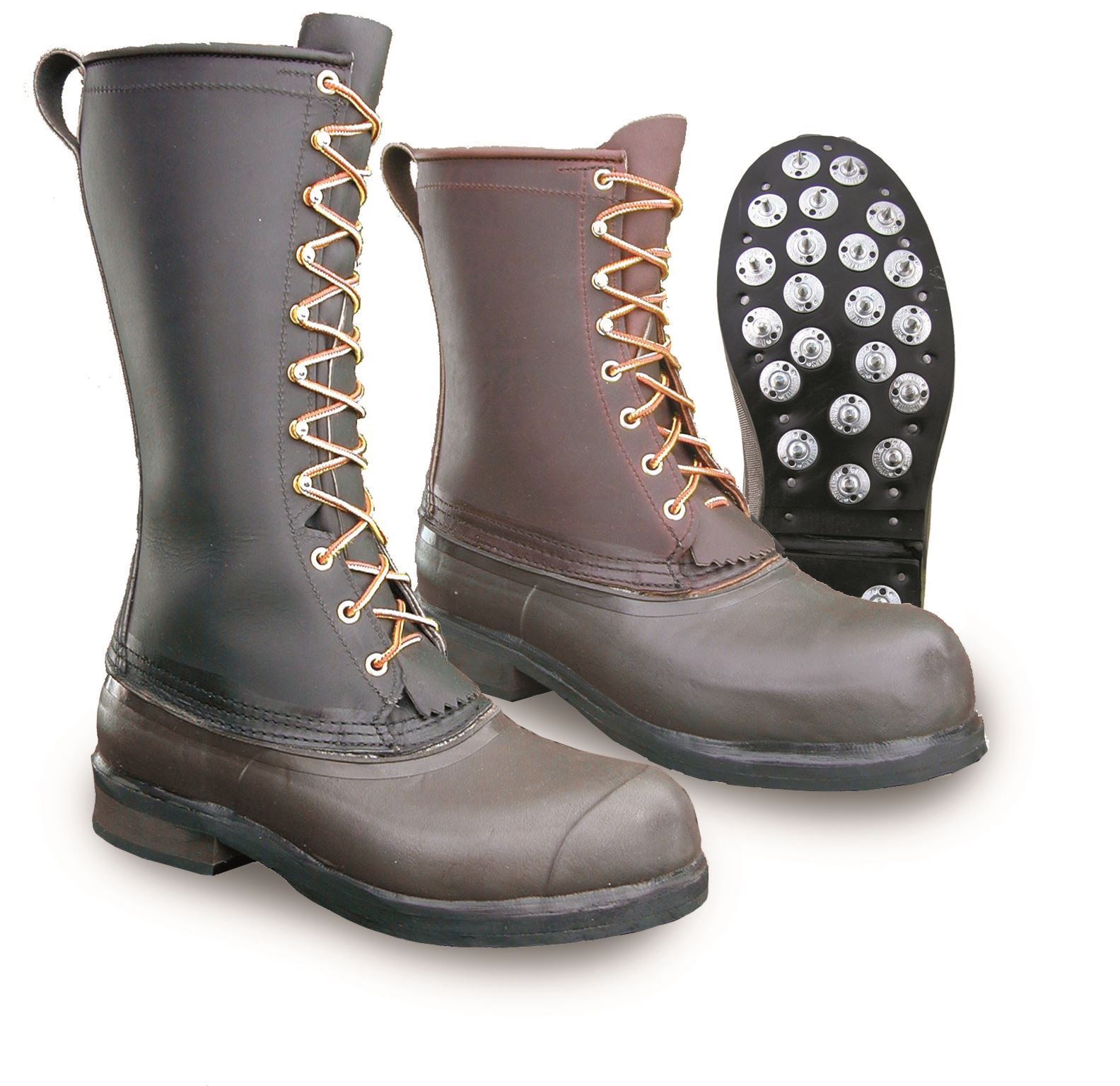 Steel toe outlet pac boots